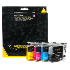 Cartridge Universe Alternate Brother LC 133 Value Pack of 4 Ink Cartridges Image