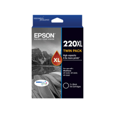 Epson 220XL Black Twin Pack Image