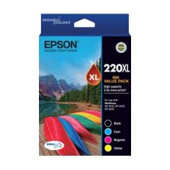 Epson 220XL 4 Ink Value Pack Image
