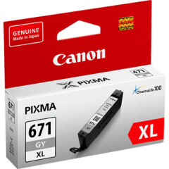 Canon CLI671XL Grey Ink Cart Image