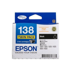 Epson 138 Black Twin Pack Image