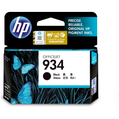 HP #934 Black Ink C2P19AA Image