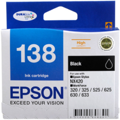 Epson 138 Black Ink Cart Image
