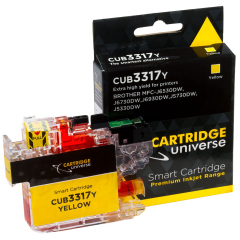 Cartridge Universe Alternate Brother LC-3317 Yellow Ink Cartridge - 550 Pages Image