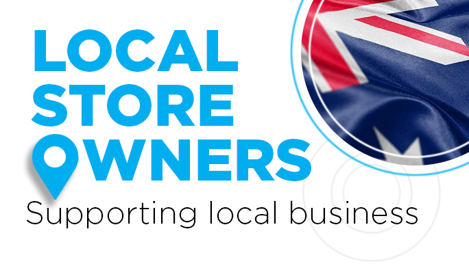 We are local store owners supporting local business