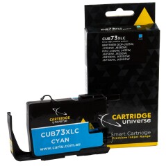 Cartridge Universe Alternate Brother LC-73C Cyan Ink Cartridge - 600 Pages Image