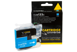 Cartridge Universe Alternate Brother LC-133 Cyan Ink Cartridge - 600 Pages