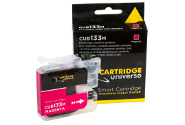 Cartridge Universe Alternate Brother LC-133 Magenta Ink Cartridge - 600 Pages