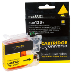 Cartridge Universe Alternate Brother LC-133 Yellow Ink Cartridge - 600 Pages Image