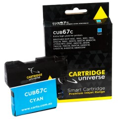 Cartridge Universe Alternate Brother LC-67 Cyan Ink Cartridge - 1250 Pages Image