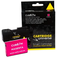 Cartridge Universe Alternate Brother LC-67 Magenta Ink Cartridge - 900 Pages Image