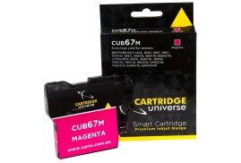 Cartridge Universe Alternate Brother LC-67 Magenta Ink Cartridge - 900 Pages