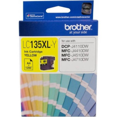 Brother BROTHER LC-135XLY INK CARTRIDGE HIGH YIELD YELLOW Image