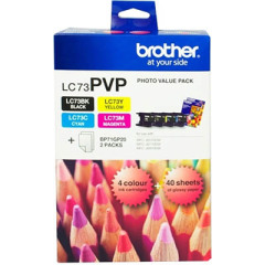 Brother BROTHER LC-73PVP INKJET CARTRIDGE CMYK VALUE PACK Image