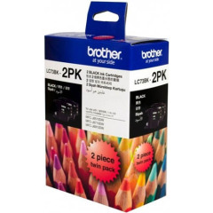 Brother BROTHER LC-73BK2PK INKJET CARTRIDGE BLACK TWIN PACK Image