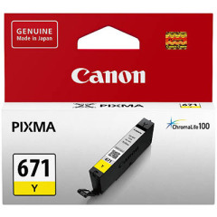 Canon CLI671 Yellow Ink Cart Image