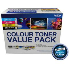 Brother TN25x Clr Value 4 Pack Image