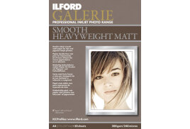 Ilford Smooth Heavy Weight Matte Photo Paper 200gsm A4 50 Sheets