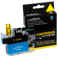 Cartridge Universe Alternate Brother LC-3317 Cyan Ink Cartridge - 550 Pages Image