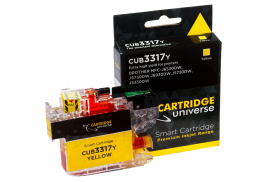 Cartridge Universe Alternate Brother LC-3317 Yellow Ink Cartridge - 550 Pages